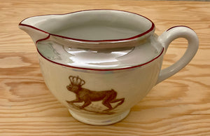 "Affentanz" Vintage Tee-Set  mit viel Goldrand