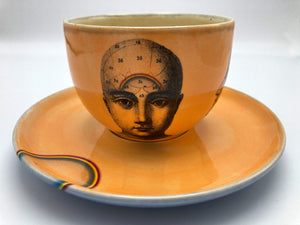 Grosse Tasse "Princess Rainbow", orange.