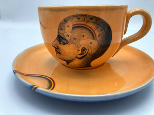 Grosse Tasse "Princess Rainbow", orange.