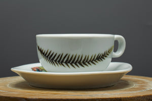 Espressotasse „Fische & Algen“ flach