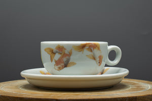 Espressotasse „Goldfisch“ flach