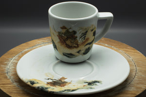 Espressotasse „Fischreiter“ Blau