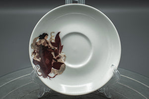 Espressotasse „Fischreiter“ Rot
