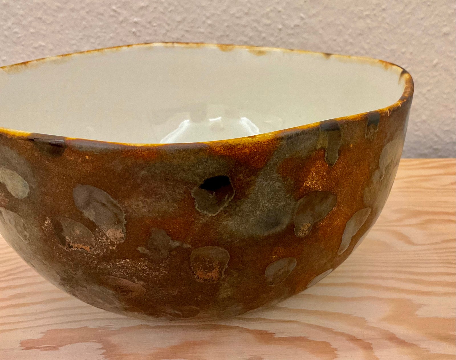 Schüssel groß, goldbraun